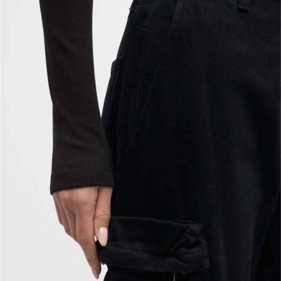 NWT Pistola Revolve Bobbie Mid Rise Loose Fit Cargo Utility Pants Abyss Black 29 - Picture 4 of 5